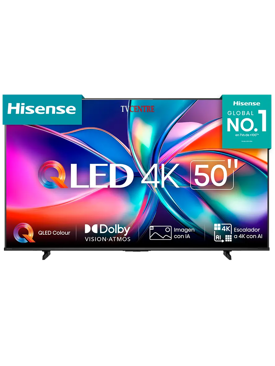 Hisense-50Q6Q-Qled Hisense 50 Inch QLED Smart 4K UHD Frameless TV – Q6 Series - Image 1