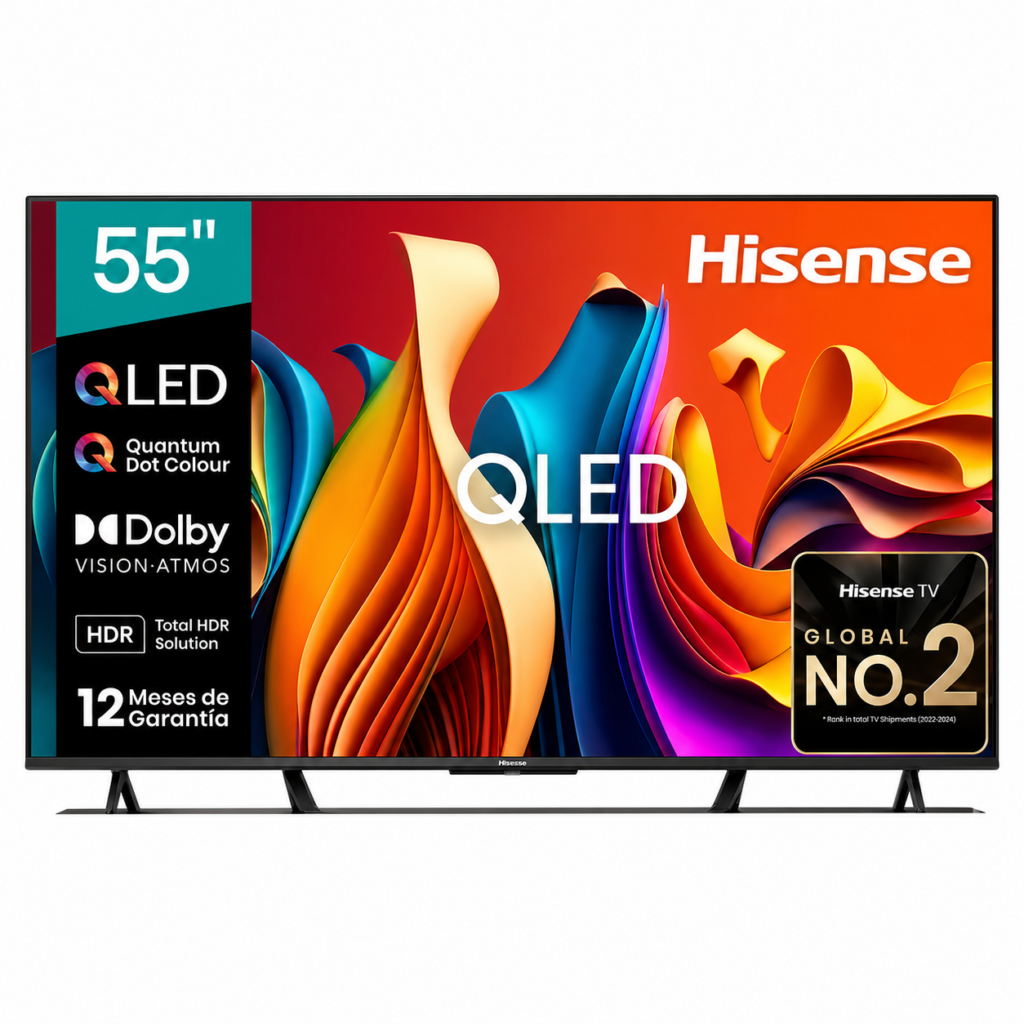 Hisense 55 Inch 4K QLED Smart Frameless TV – Q6 Series”