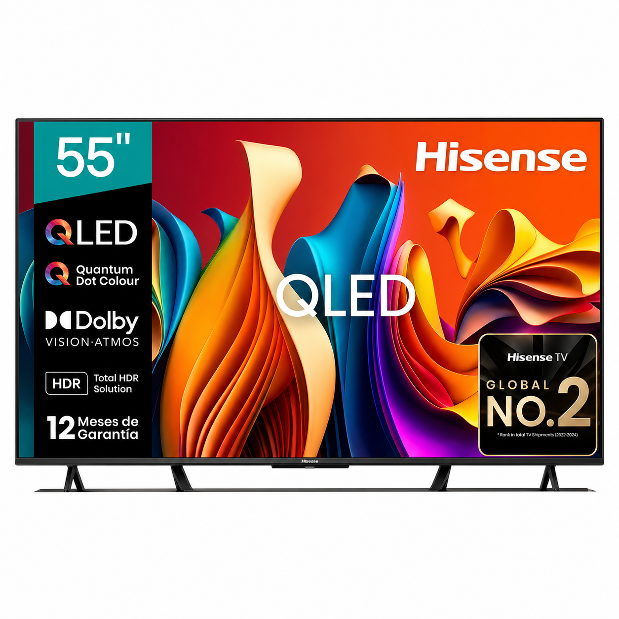 Hisense 55 Inch 4K QLED Smart Frameless TV – Q6 Series” Hisense 55 Inch 4K QLED Smart Frameless TV – Q6 Series”