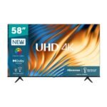 Hisense 58 smart 4k Frameless (A6 Series)