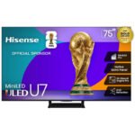 Hisense 75 Smart UHD 4K ULED Mini-LED U7 Series 165Hz Processor Smart TV